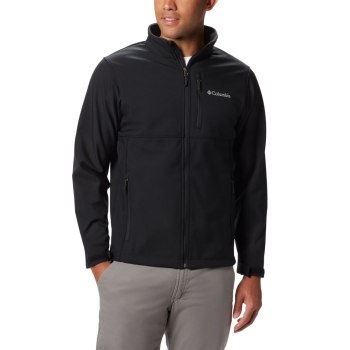 Columbia Ascender Softshell Big, Chamarras Negros Para Hombre | 041356-YIQ